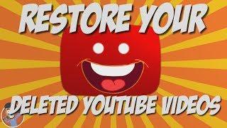 How to Restore Deleted YouTube Videos (PROOF!!!)