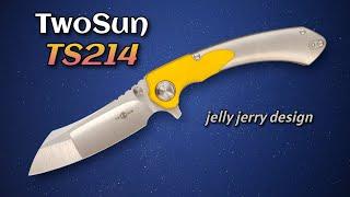 TwoSun TS214: Solid Design in Sheepsfoot Compound Grind by Jelly Jerry!