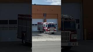 Calgary Fire Department Rescue 34 testing scene lights!