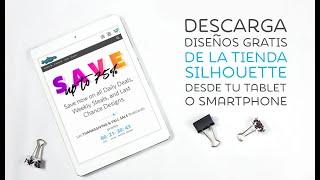 Descarga diseños gratis de Silhouette desde tu móvil o tablet