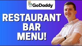 How To Add Menu In GoDaddy Web Editor