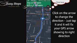 SOLVED - How to Fix GPS arrow showing Wrong Way | Side Ways | Google Maps | Apple Maps