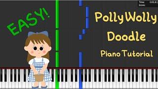 Polly Wolly Doodle Piano Tutorial Easy Beginner