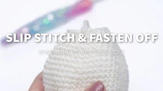 Slip Stitch and Fasten Off | Crochet Tutorial