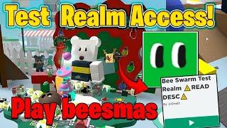 How to GET *ACCESS* to the BEESMAS Test Realm in Bee Swarm Simulator!