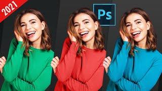 Instantly Change the color of ANYTHING in your photos! Photoshop Tutorial 2021