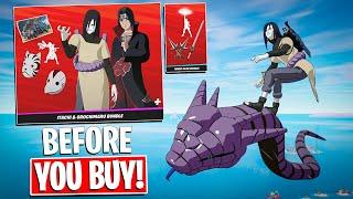 *NEW* ITACHI & OROCHIMARU BUNDLE | NINDO GEAR BUNDLE | Before You Buy! (Fortnite x Naruto)