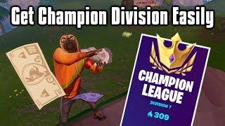 How To EASILY Reach Champion Division In Arena! - Fortnite Battle Royale