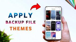  How to Apply backup file in Xiaomi HyperOS/Miui 14 | Hyperos Themes