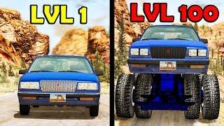 Level 1 Rookie vs. Level 100 Boss #2 - Beamng drive