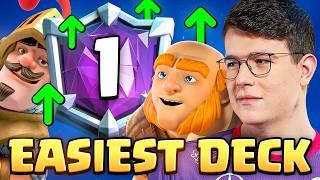 TOP 1 BEST DECK TO PUSH IN CLASH ROYALE! 