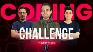 Flutter Coding Challenge ‍️‍️ (Livestream)