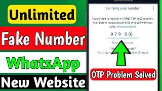 Unlimited Fake Number For Whastapp  | fake number se Whatsapp kaise banaye | ICS