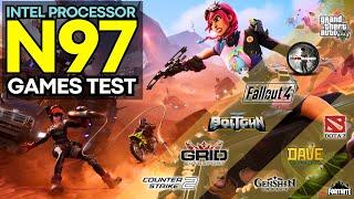 Intel Processor N97 + Intel UHD Graphics 24EUs (Alder Lake-N) | 10 Games Gameplay Test