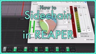 How To Sidechain In REAPER DAW 2019 - Compression and Gating 3 ways