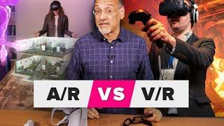 Augmented reality vs. virtual reality: AR and VR made clear