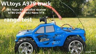 WLtoys A979 - 1250m range test - TBS Nano RX receiver (Crossfire), Unify Pro32 Nano, long range rc