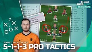 PES 2021 | 5-1-1-3 Pro Tactics