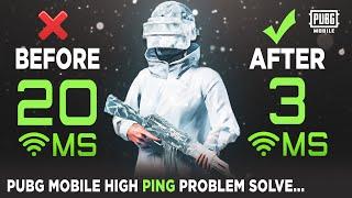 PUBG Mobile High Ping Problem FIX 2023 | How To Solve High MS Issue BGMI - HUNZER