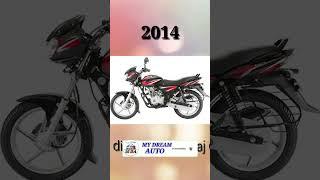 Evolution of bajaj discover (2004~2020) #shorts