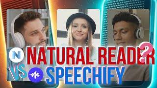 Natural Reader vs Speechify | AI Text To Speech Tools