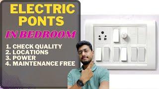 Best Places for Switches & Sockets in Room. How to check quality and type of wires.