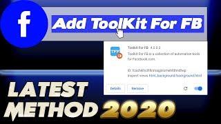 How To Add ToolKit For Facebook Extension In 2020 - Urdu|Hindi