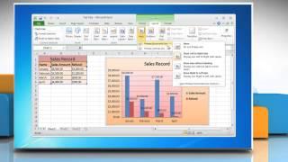 How to show and hide Primary Axes in Column (Vertical Bar) Graphs in Microsoft® Excel 2010