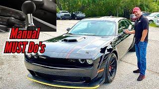 3 MUST DO Mods for Manual Challengers.. R/T, Scatpack, or Hellcat