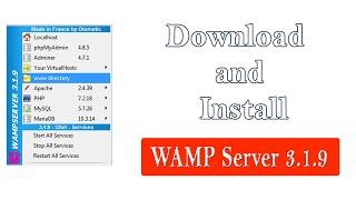 WAMP Server Download and Installation in windows 7 | WAMP server for 32 bit OS