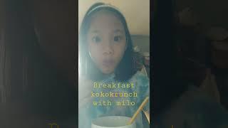 last vid #milo#kokokrunch#breakfast