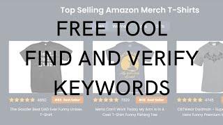  FREE KEYWORD TOOL FOR REDBUBBLE & HOW TO USE IT