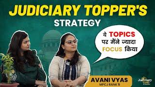 MPCJ Interview with Avani Vyas Rank 5 | MP Civil Judge Topper Interview