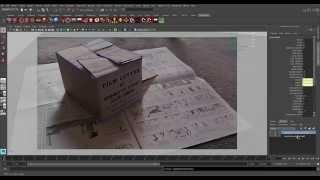 camera projection mapping in Maya with Renderman