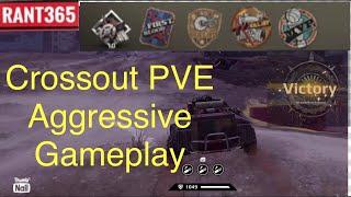 Crossout Online | PVE Aggressive Power Play Gameplay | Easy Build