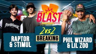 Raptor & Stimul vs Phil Wizard & Lil Zoo  I TOP16 2vs2 Breaking  I The Legits Blast 2024