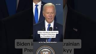 Biden introduces Ukrainian President Zelenskyy as ‘President Putin’