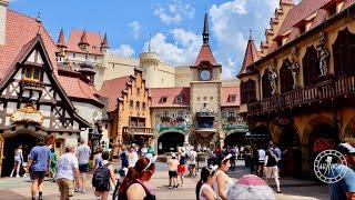 EPCOT World Showcase 2023 Germany Pavilion Walkthrough in 4K | Walt Disney World Orlando Florida