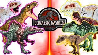 Huge Jurassic World Collection! Ultimate T-Rex, Massive Indominus Rex, Indoraptor, Scorpios Rex |