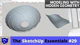 HOW HIDDEN GEOMETRY WORKS in your SketchUp Models! - The SketchUp Essentials #29