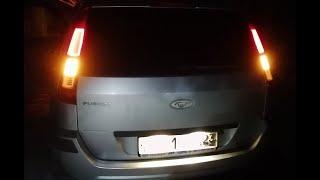 Ford Fusion тюнинг  задних фонарей led