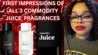 FIRST IMPRESSIONS OF COMMODITY JUICE PERSONAL|BOLD|EXPRESSIVE| MY PERFUME COLLECTION 2024|RASPBERRY