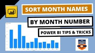 Power BI Sort Month Names By Month Number | How To Sort Month Names By Month Number Order Power BI