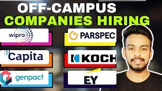 Wipro, Genpact, EY, Smartbear OFF Campus Hiring For 2025, 2024, 2023, 2022 Batch | Fresher Jobs