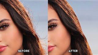 How I Remove Stray Hairs in Photoshop + My Strange Method
