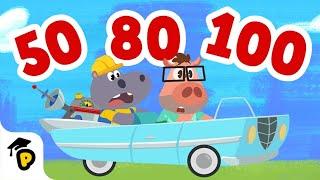 Drive around Panda City | Math Concepts | Kids Learning Video | Dr. Panda TotoTime