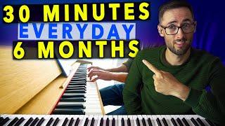 I Practiced Piano 30 MINS/DAY for 6 MONTHS | Pianist Reacts