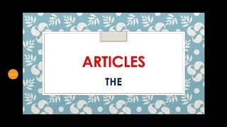 Articles- THE