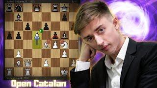 Daniil Dubov's ALMOST Immortal - Daniil Dubov vs David Anton Guijarro (2020) - Open Catalan with c6