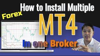 Forex - How to install Multiple MT4 (MetaTrader 4)  in one Broker in one PC or VPS.